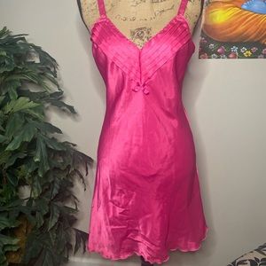 Pink lingerie dress slip
